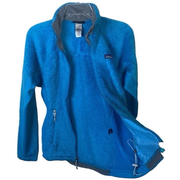 Patagonia Blue Full-Zip Fleece Jacket, Size Small - Picture 4 of 13